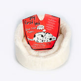 Danish Design My First Bed - Sherpa Fleece Puppy Dog Bed, Cream