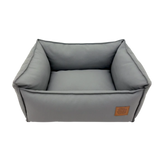 Monza Rectangular Dog Bed Grey