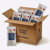 Danish Design Collagen Chicken Flavour Large Dog Chew Rolls – 12 x 180g Bulk Pack