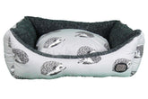 Hedgehog Print Dog Bed