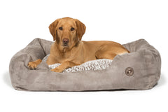 Arctic Snuggle Dog Bed with Dog