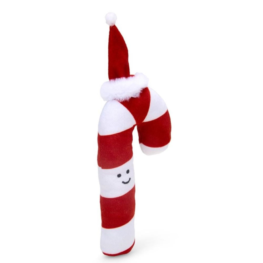 Petface Candy the Christmas Cane Plush Dog Toy Right View