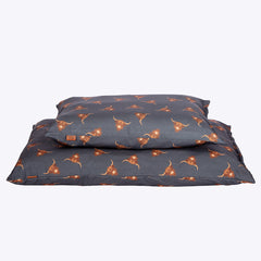 Danish Design Bramblehorn Deep Duvet Dog Bed showing the medium and large stacked together