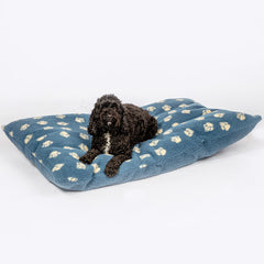 Danish Design Blue Sherpa Fleece Deep Duvet Dog Bed – Harbour Paw