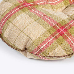 Danish Design Newton Moss Quilted Mattress Dog Bed Close  Up