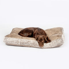 Danish Design Arctic Box Duvet Dog Bed with a chocolate labrador