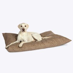 Danish Design Dapple Deep Duvet Dog Bed with a Golden Labrador