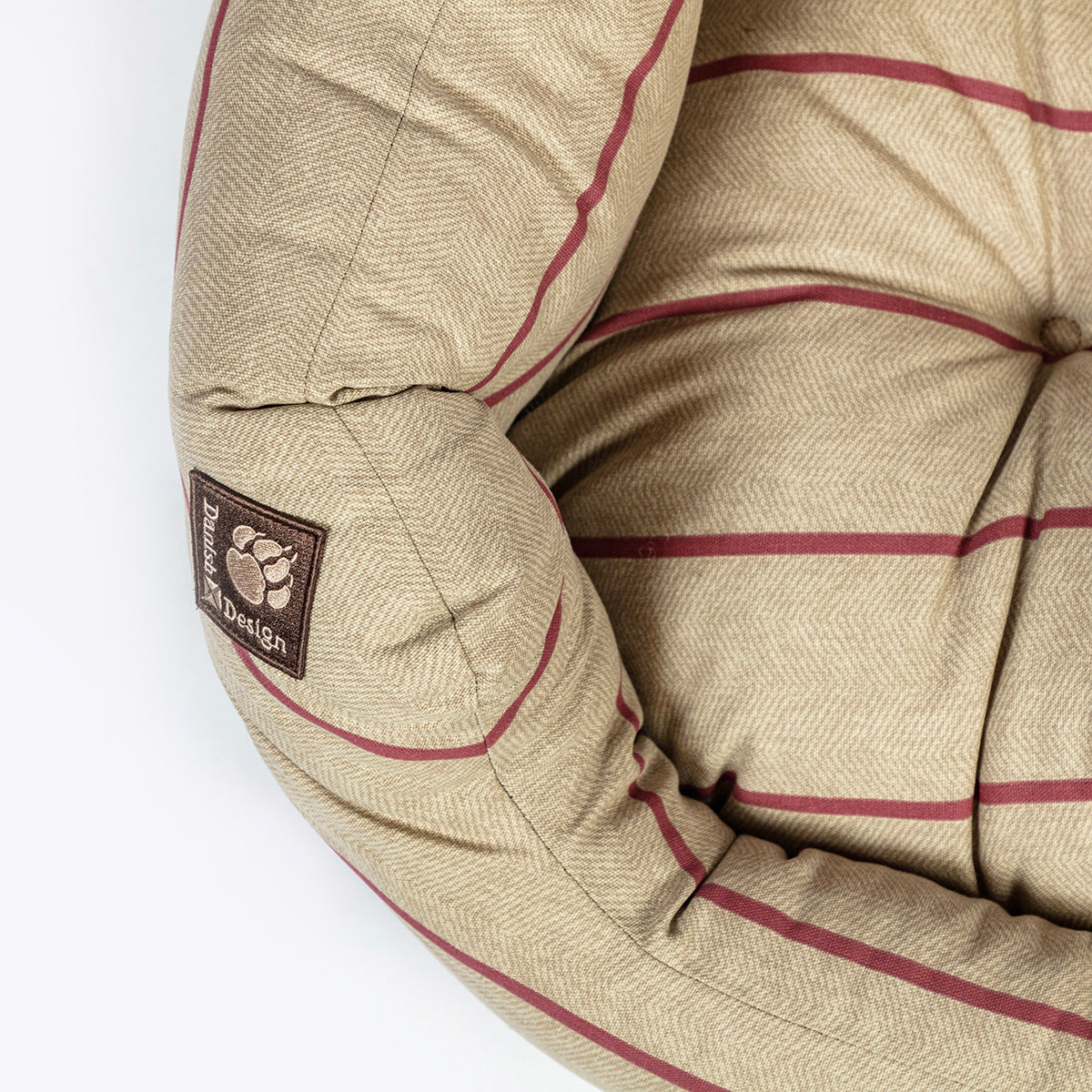 Danish Design Heritage Herringbone Deluxe Slumber Dog Bed Close Up