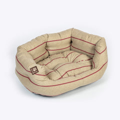 Danish Design Heritage Herringbone Deluxe Slumber Dog Bed Side View