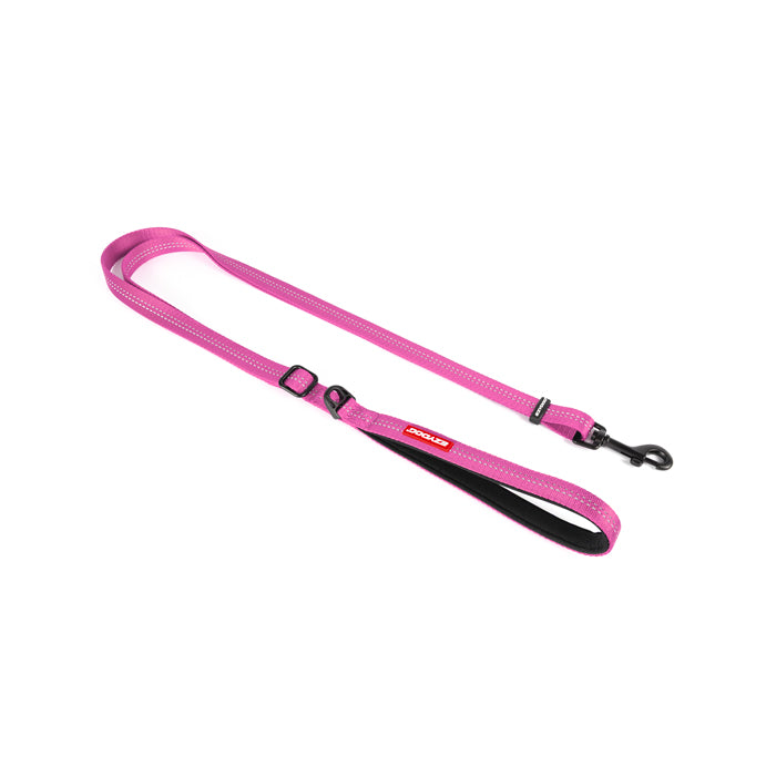 EzyDog Essential Adjustable Dog Lead Pink in Medium