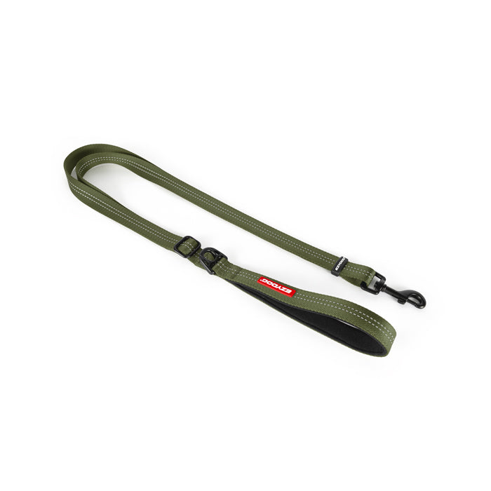 EzyDog Essential Adjustable Dog Lead Palm Green in Large