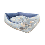 Farmyard Blue Dog Bed