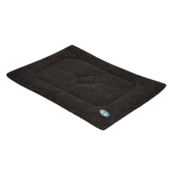 Gor Pets Sherpa Fleece Crate Mat Black