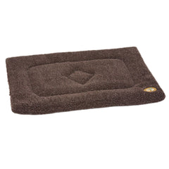 Gor Pets Sherpa Fleece Crate Mat Brown