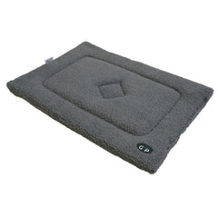 Gor Pets Sherpa Fleece Crate Mat Grey