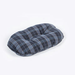 Danish Design Lumberjack Quilted Mattress Dog Bed Navy
