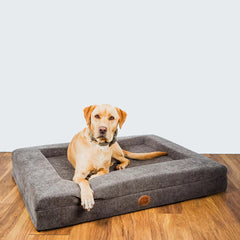 Orthodeadic Lounger Dog Bed Chocolate