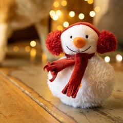 Petface Snowman Plush Christmas Dog Toy