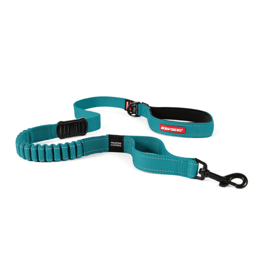 EzyDog Zero Shock 48 inch Dog Lead in Turquoise 3543