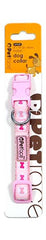 Petface Pink Bones Dog Collar