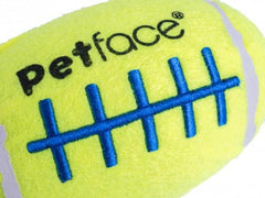Petface Squeaky Rubgy Tennis Ball