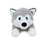 Petface Husky Dog Toy Face View