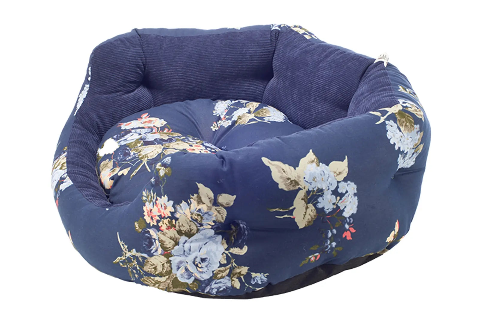 Laura Ashley Rosemore Floral Deluxe Slumber Dog Bed Side View