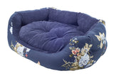 Laura Ashley Rosemore Floral Deluxe Slumber Dog Bed Size View 2