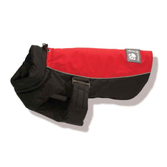 Sports Luxe Waterproof Dog Coat Black and Red by Danish Design