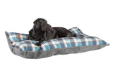 FatFace Fleece Check Deep Duvet Dog Bed with Dog